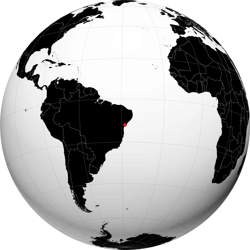 Alagoinhas on the globe