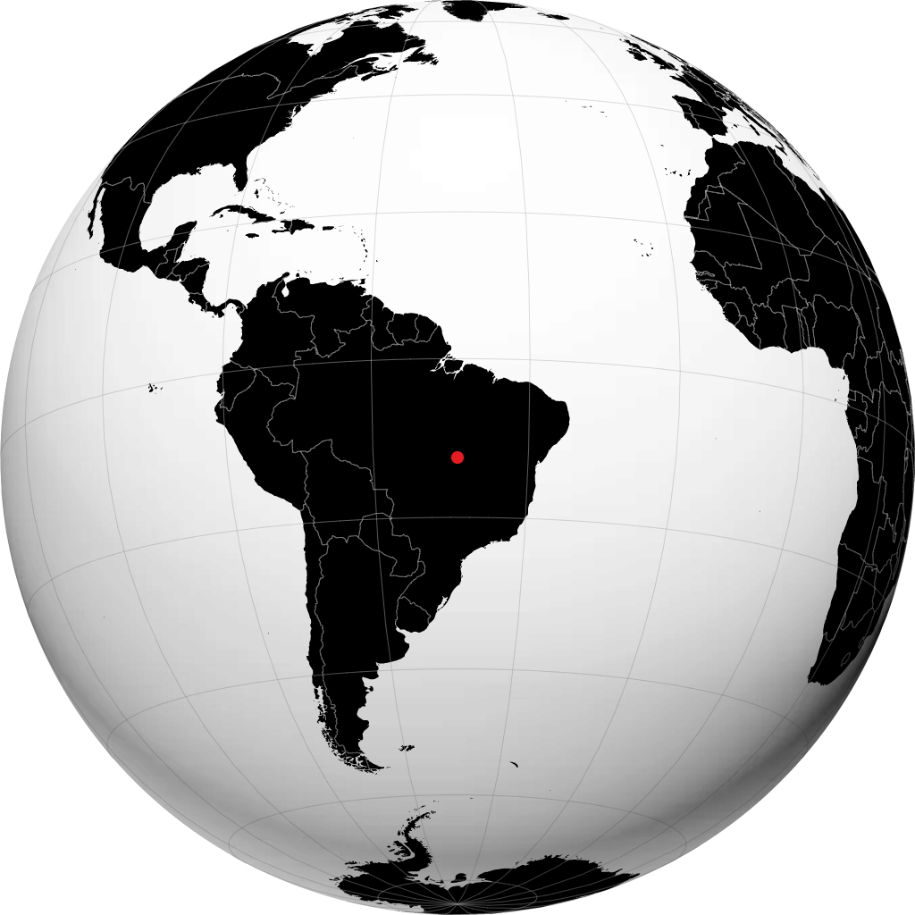 Alvorada on the globe