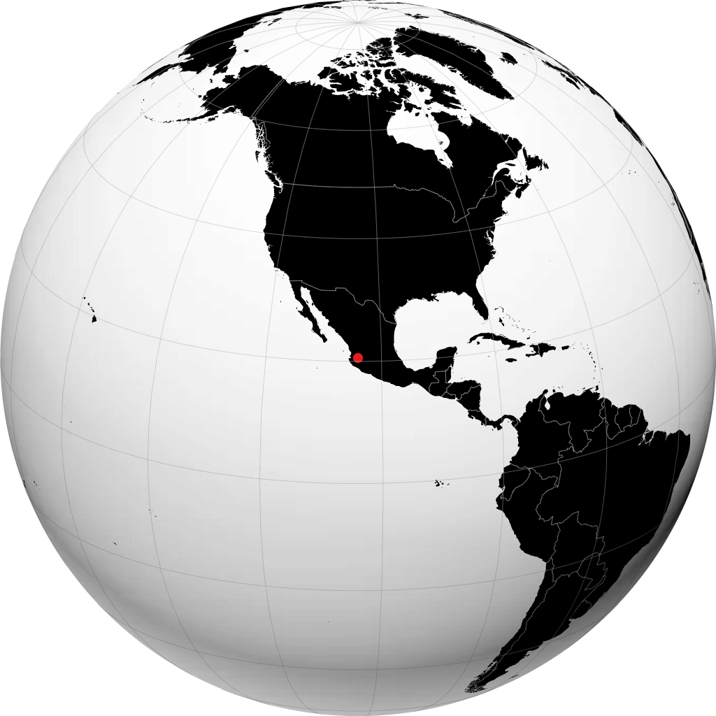 Ameca on the globe