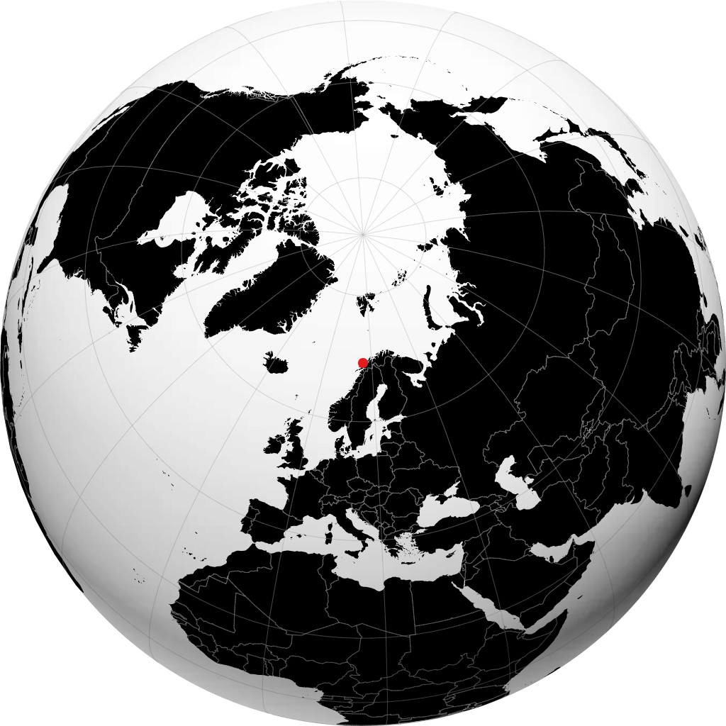 Andenes on the globe