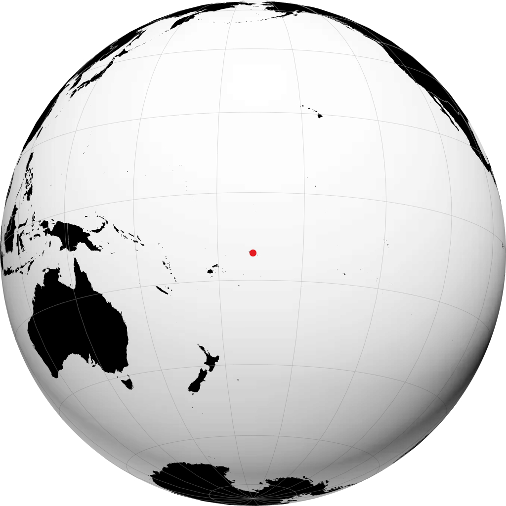 Apia on the globe