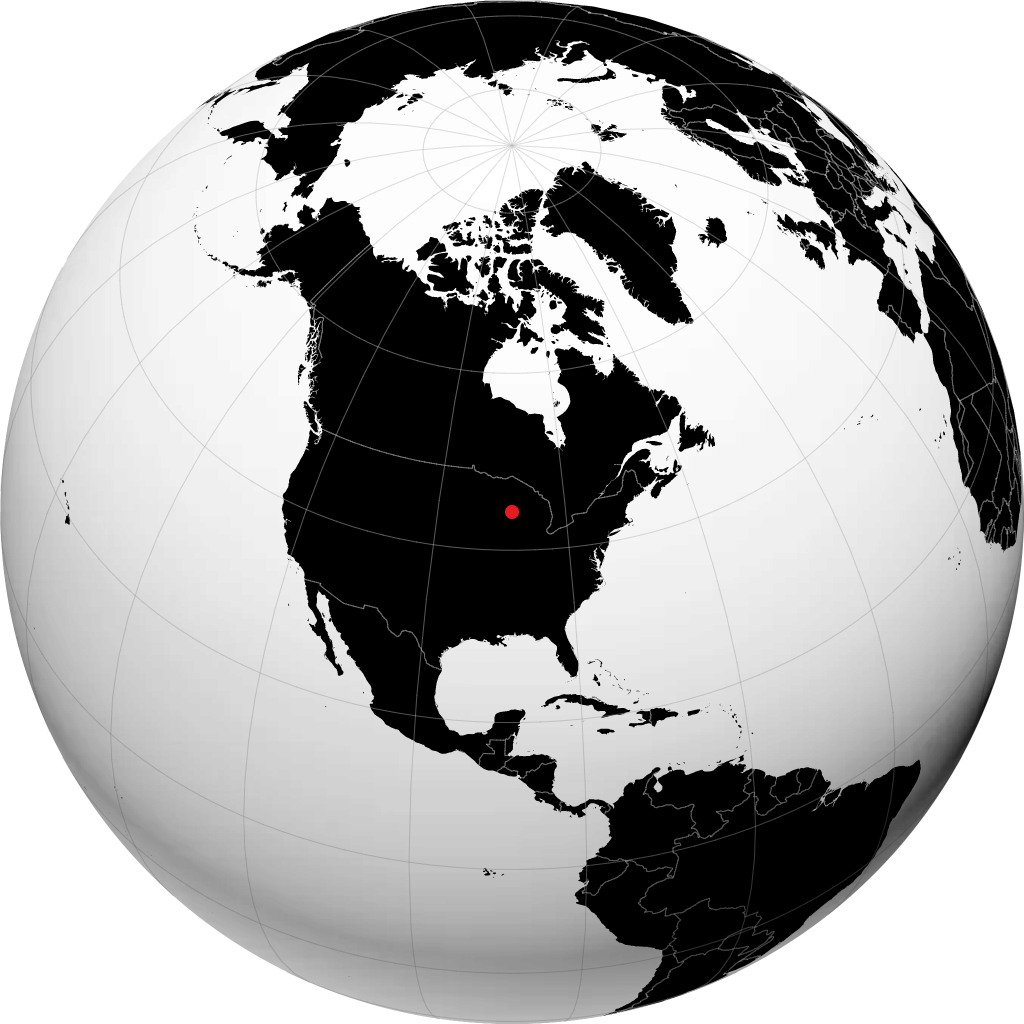 Appleton on the globe