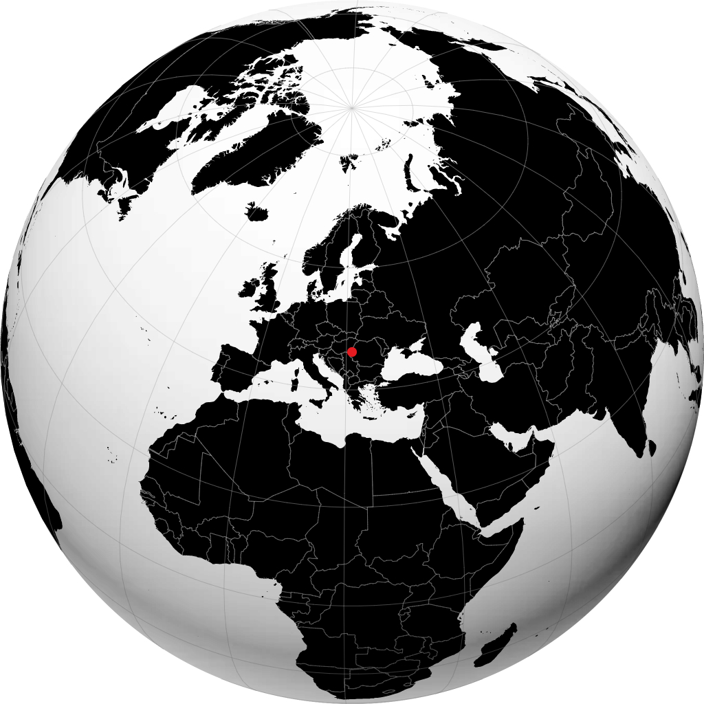 Arad on the globe