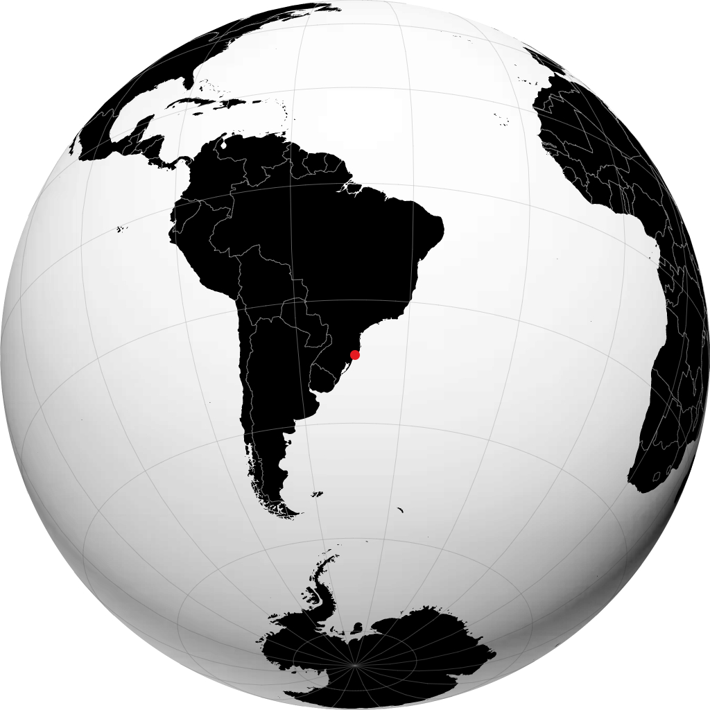 Ararangua on the globe