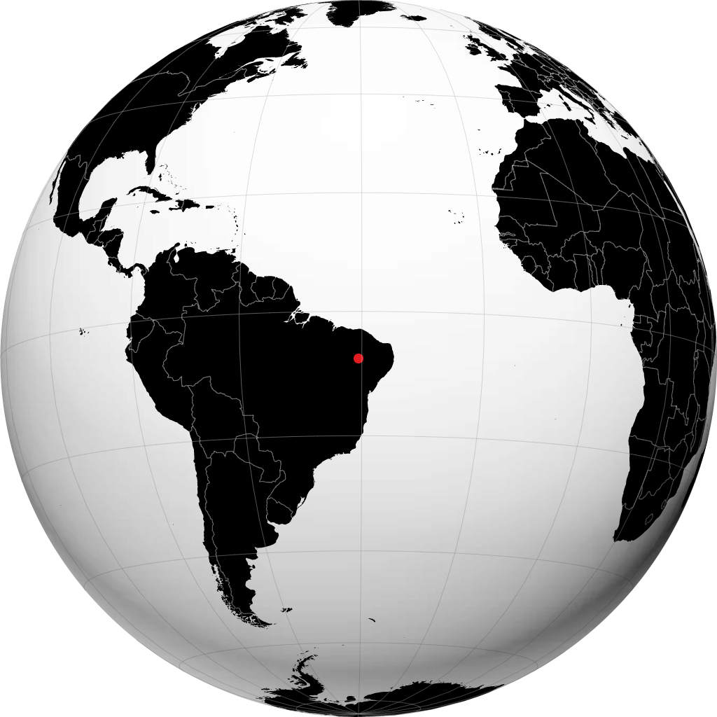 Araripina on the globe