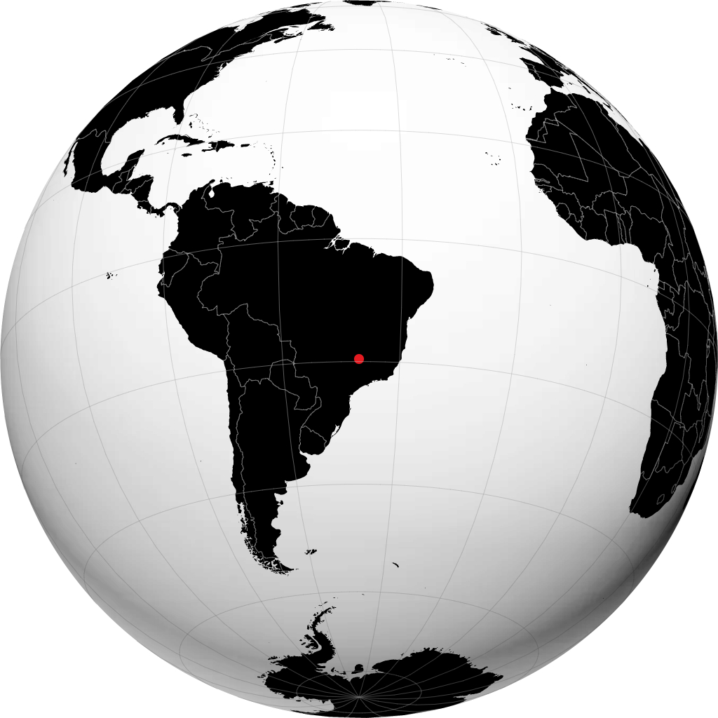 Araxá on the globe