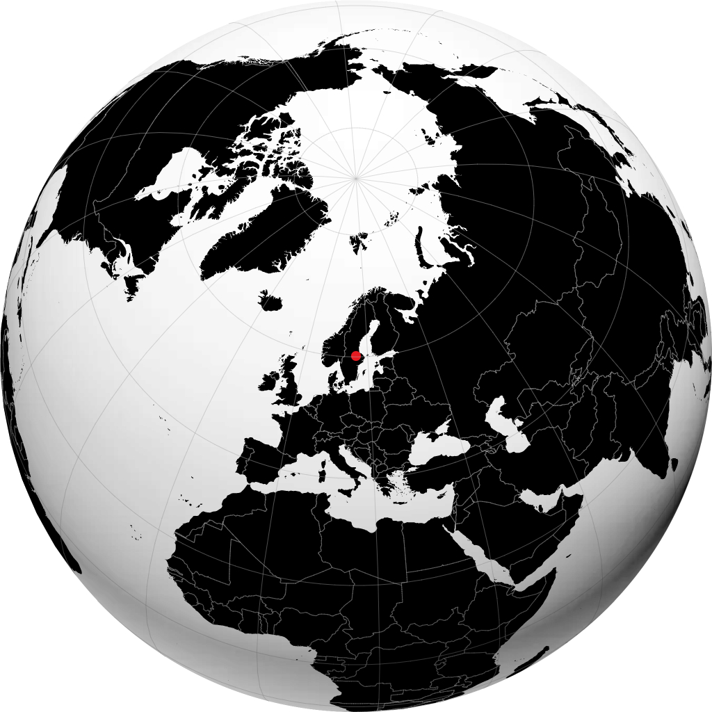 Avesta on the globe