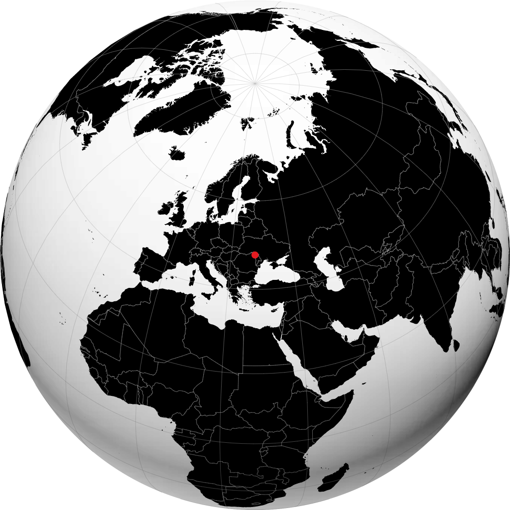 Bălţi on the globe