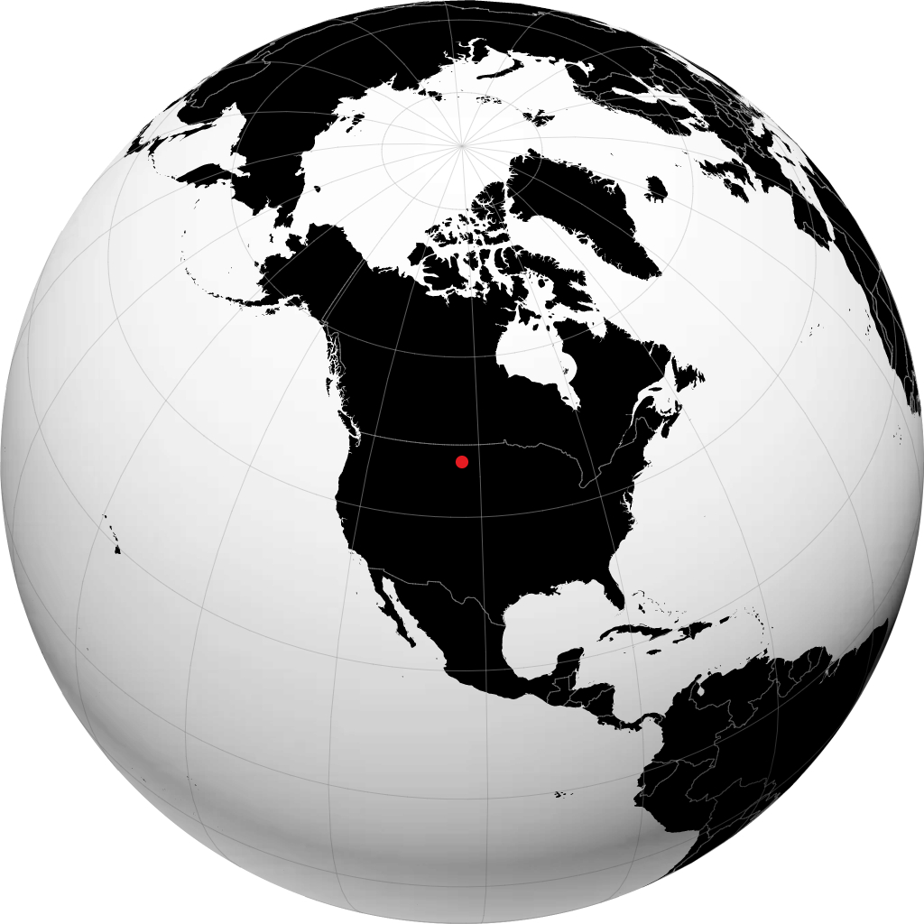 Belfield on the globe