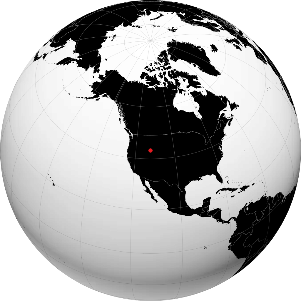 Blackfoot on the globe