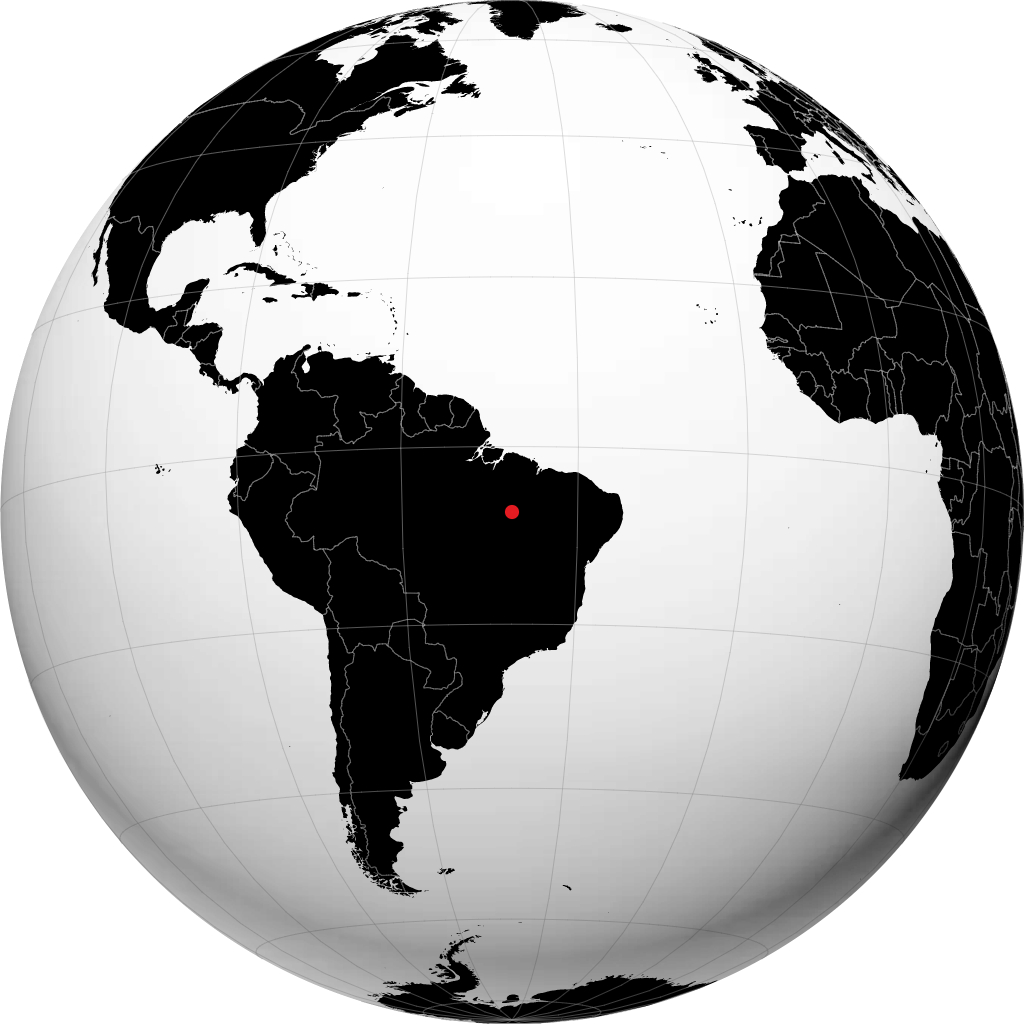 Carolina on the globe