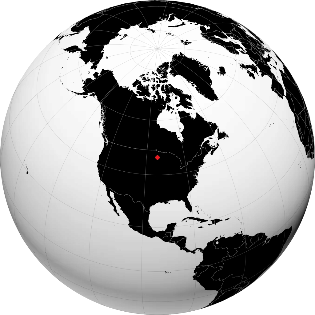 Brainerd on the globe