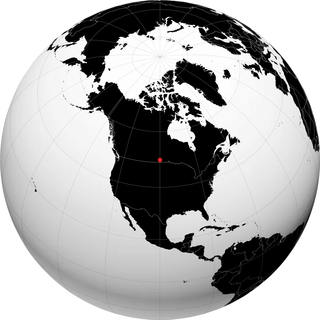 Brandon on the globe