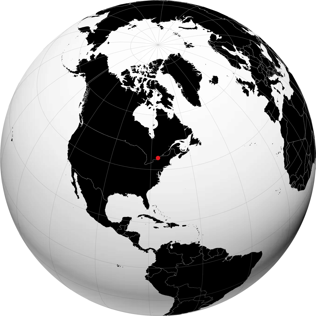 Kingston on the globe