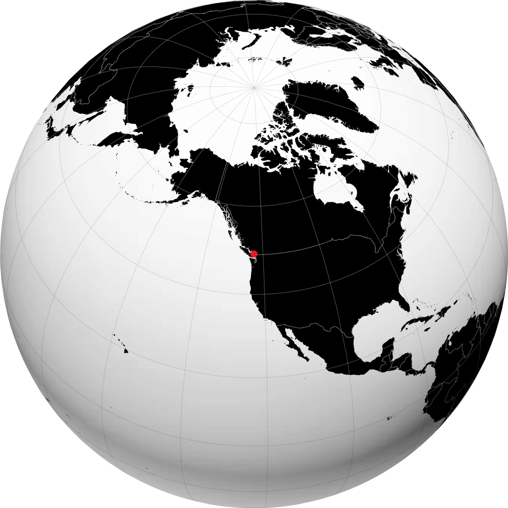 Richmond on the globe