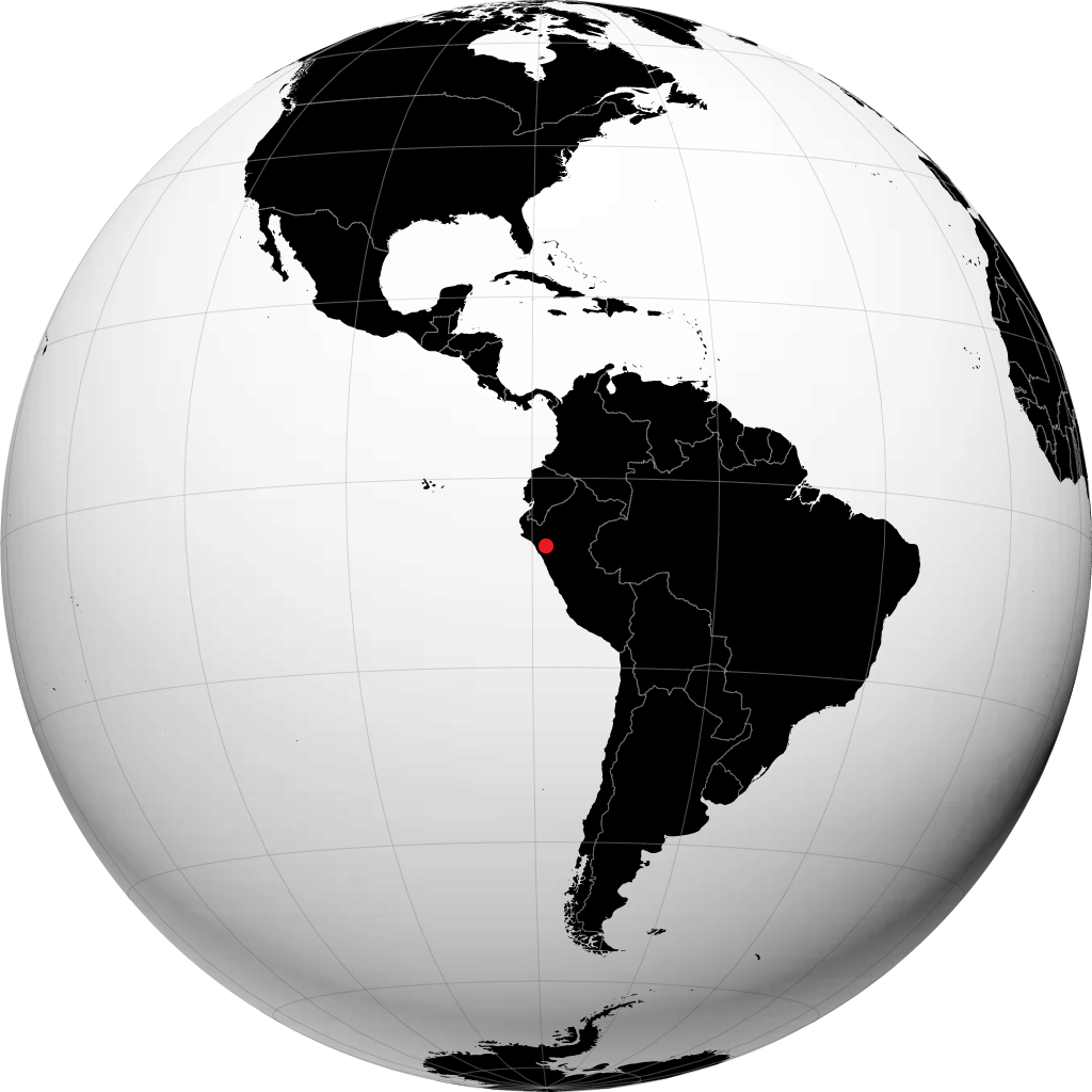 Cajamarca on the globe