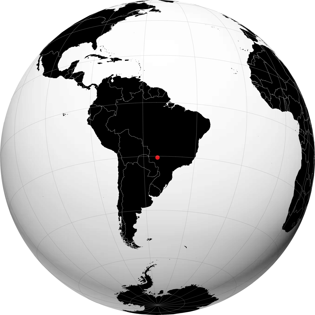 Campo Grande on the globe