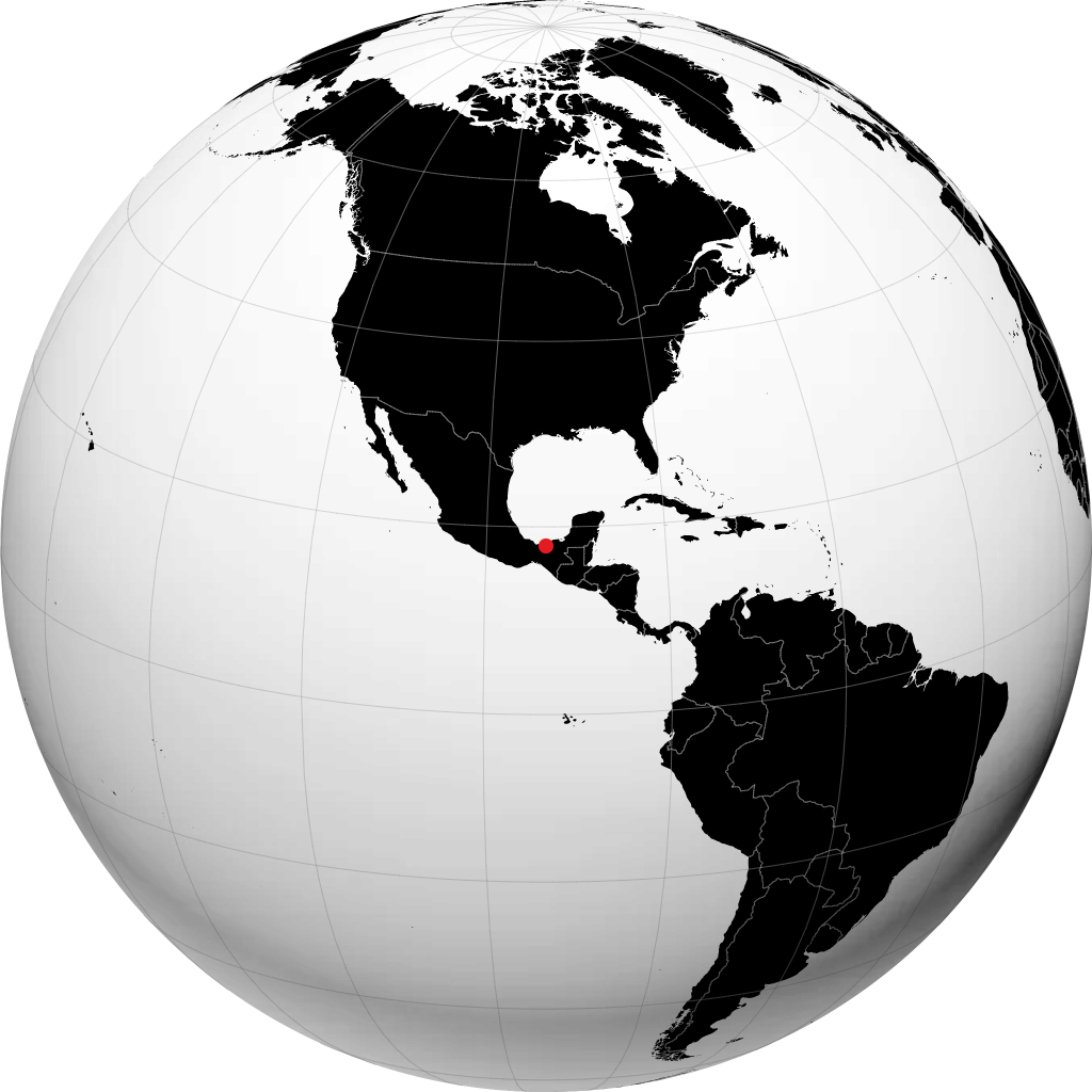 Cardenas on the globe