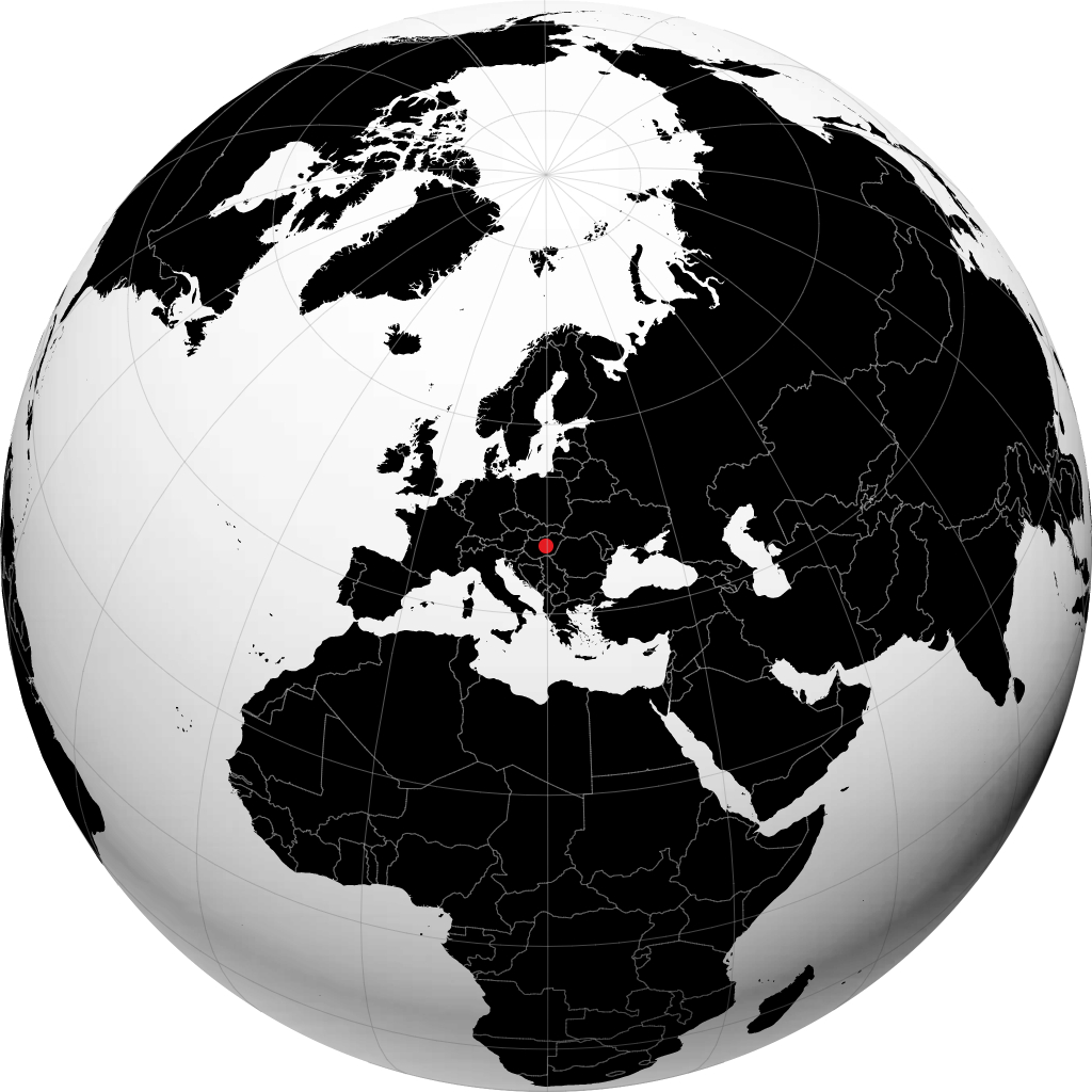 Cegled on the globe