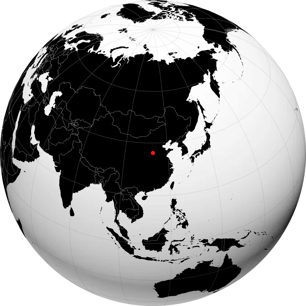 Changzhi on the globe