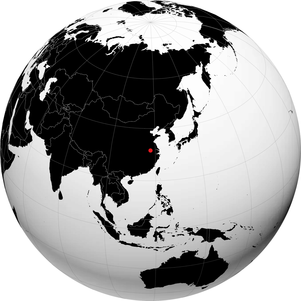 Chaohu on the globe