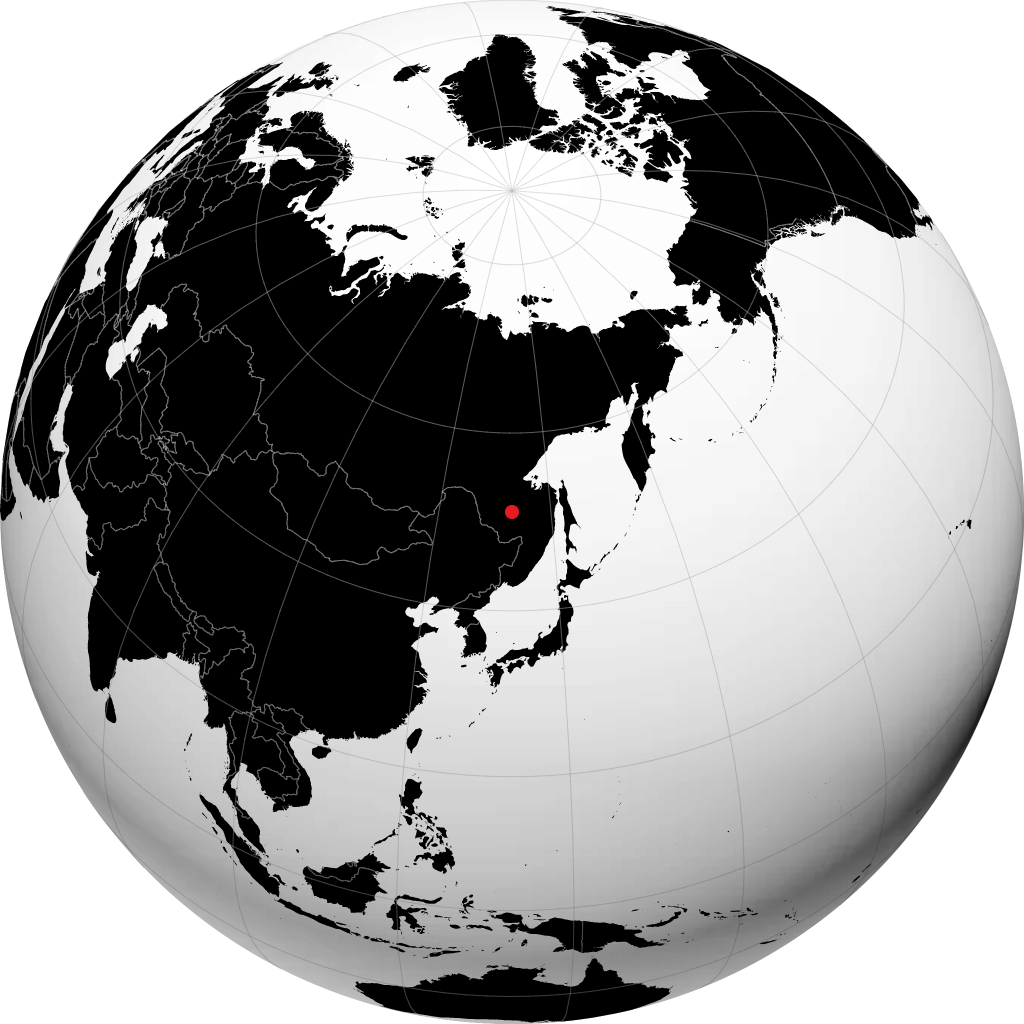 Chegdomyn on the globe