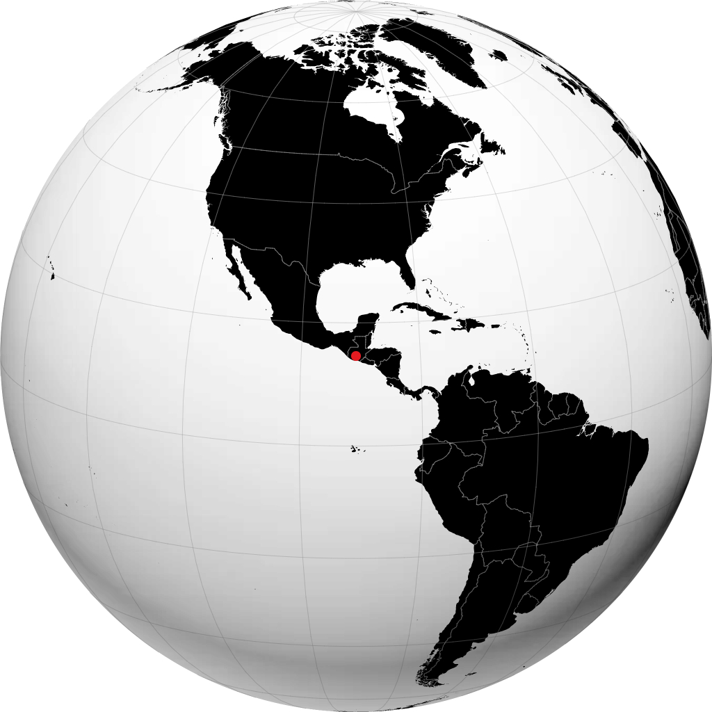 Chimaltenango on the globe