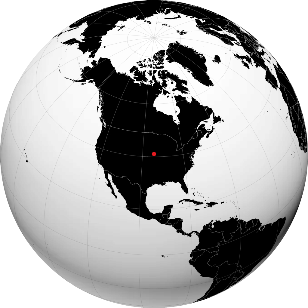 Creston on the globe