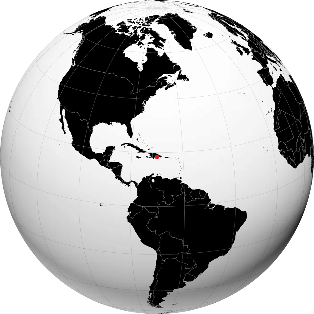 San Cristobal on the globe