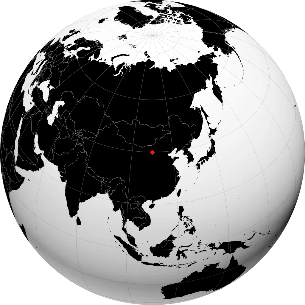 Dongsheng on the globe