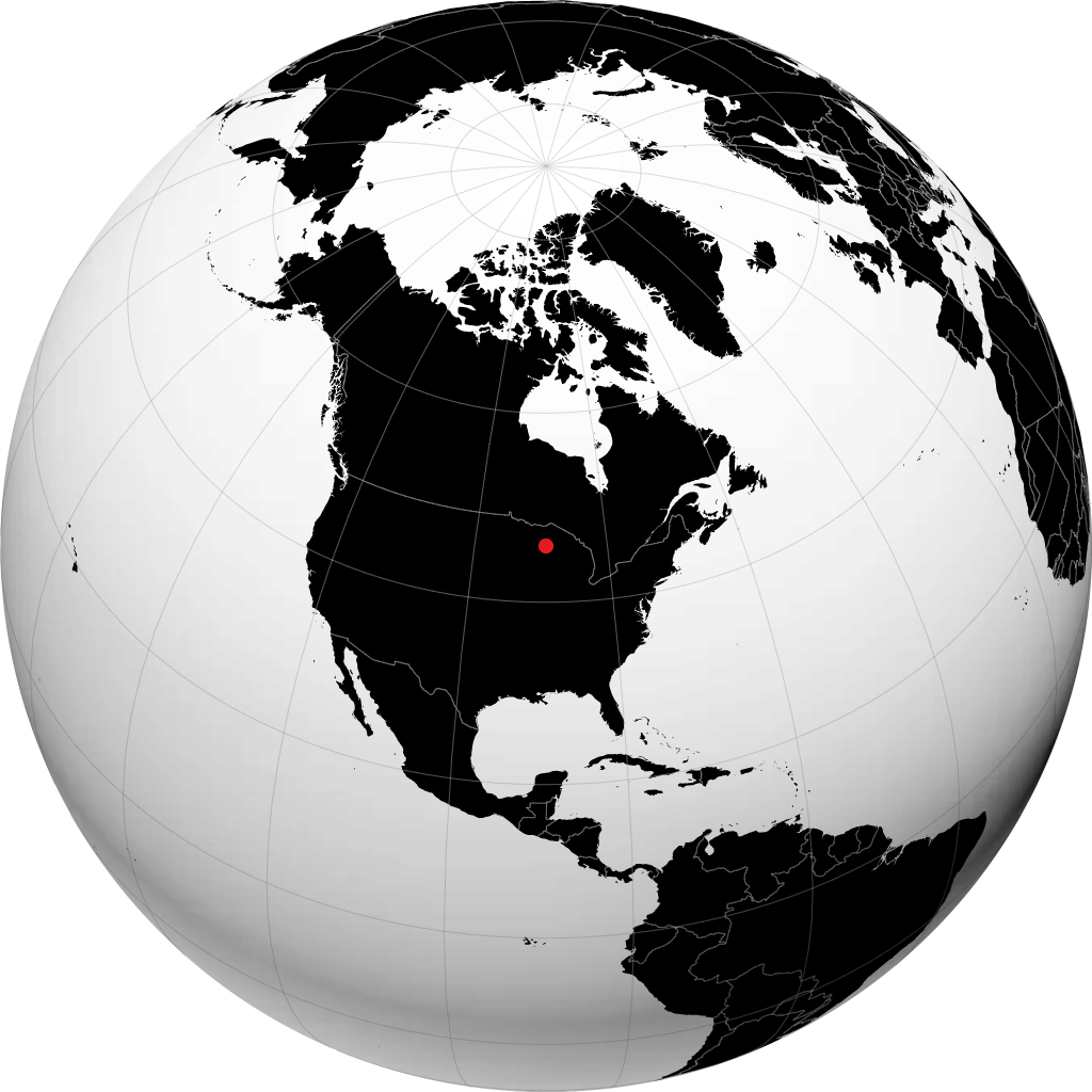 Eagle River on the globe