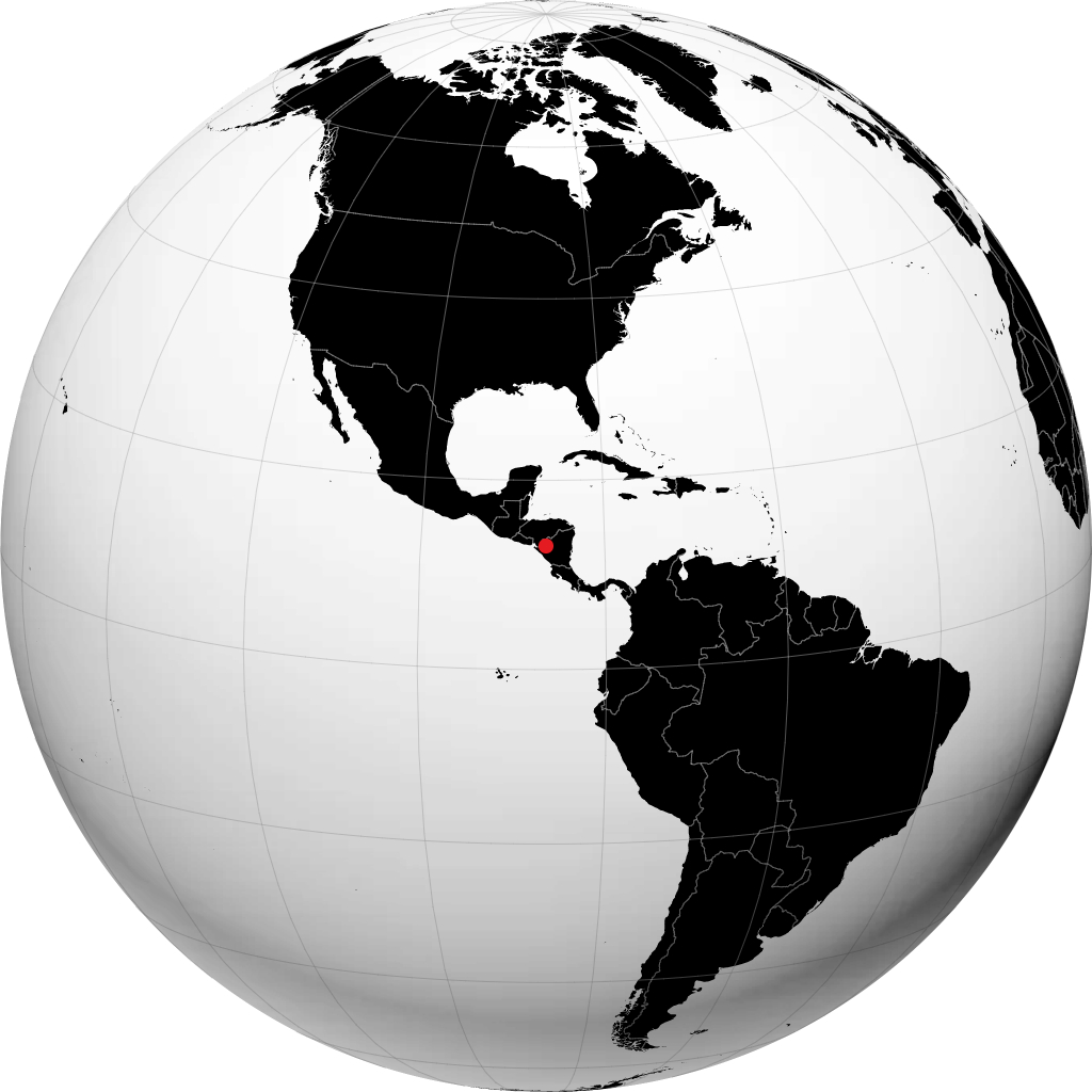 Esteli on the globe