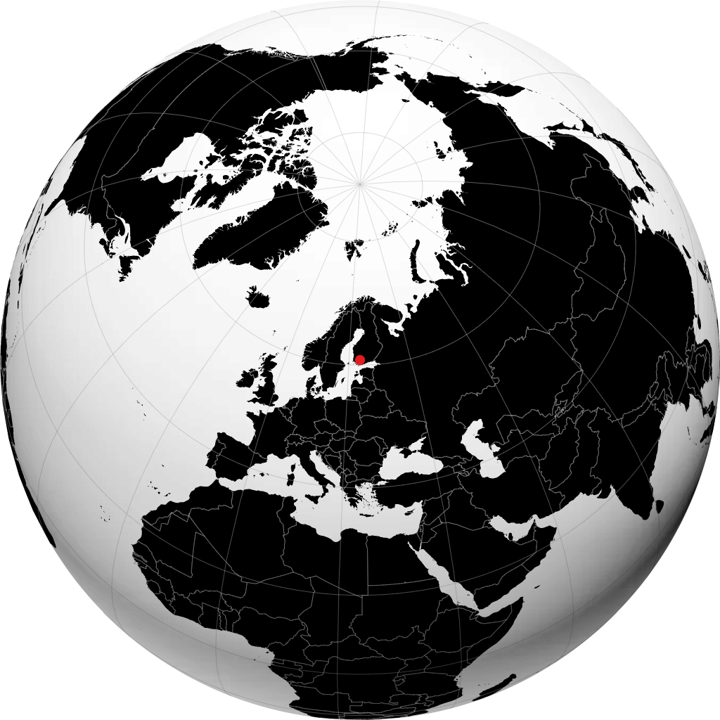 Forssa on the globe