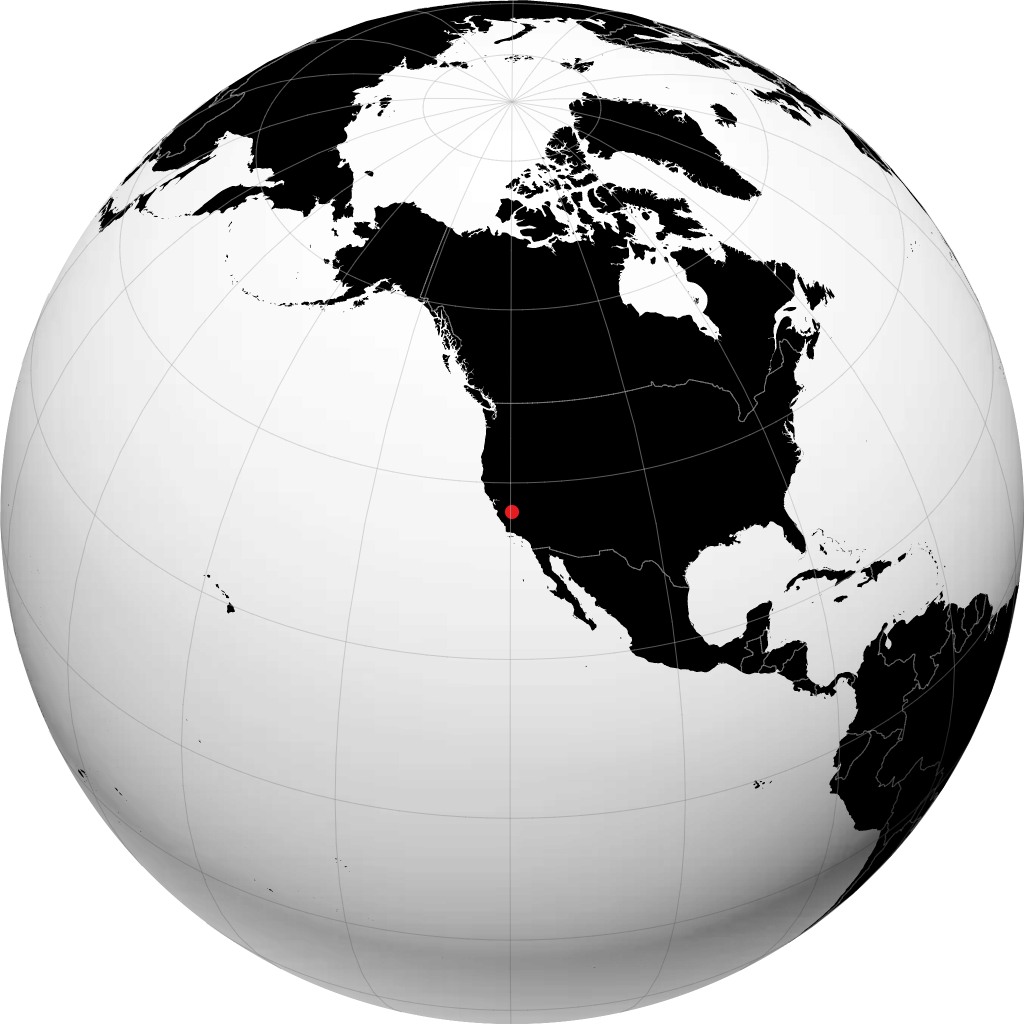 Fresno on the globe