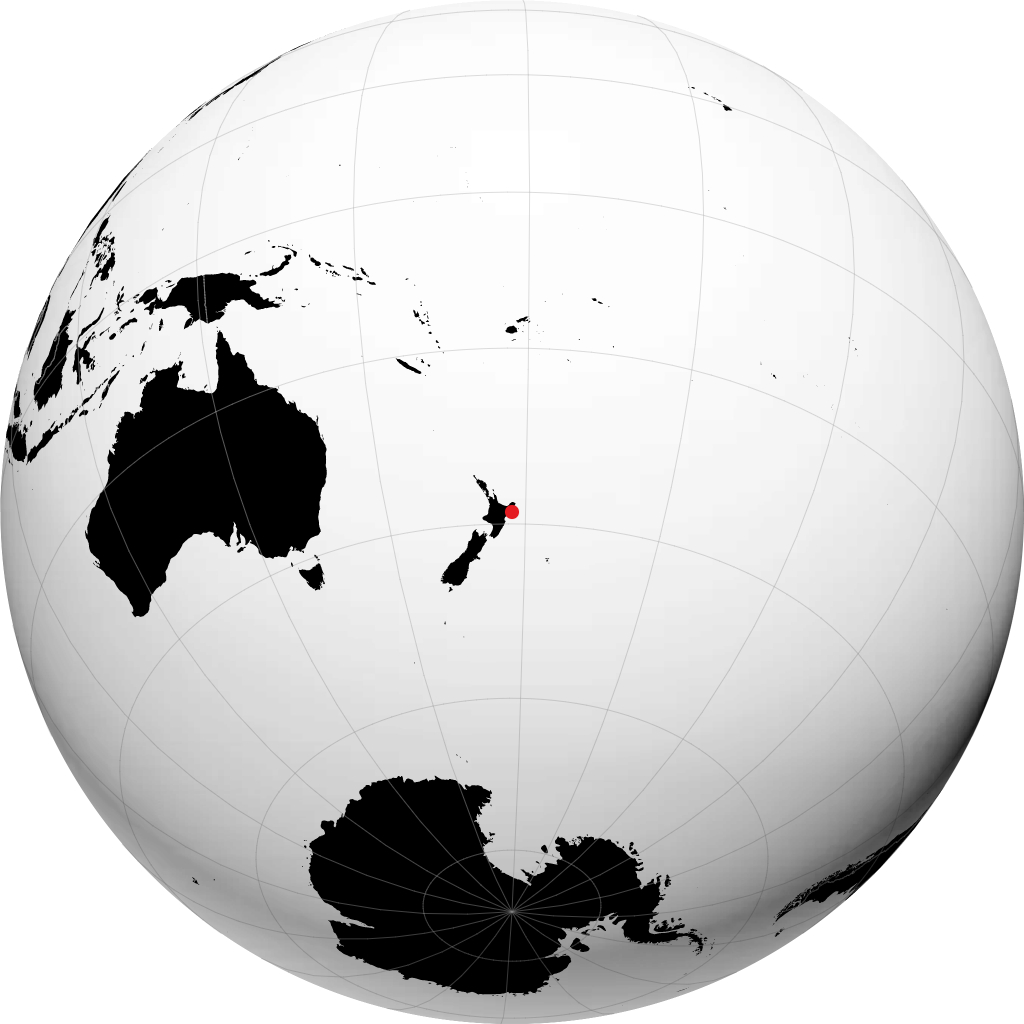 Gisborne on the globe