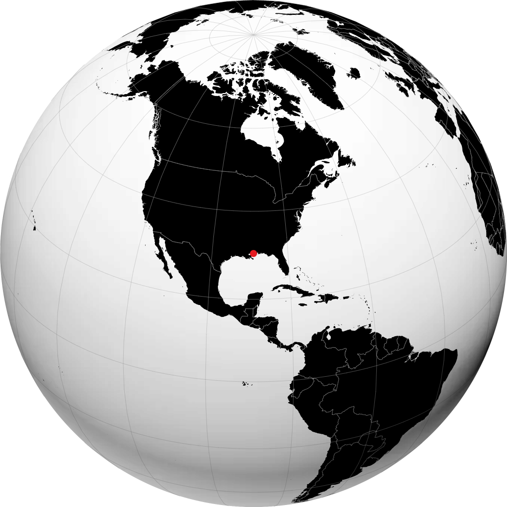 Gulfport on the globe