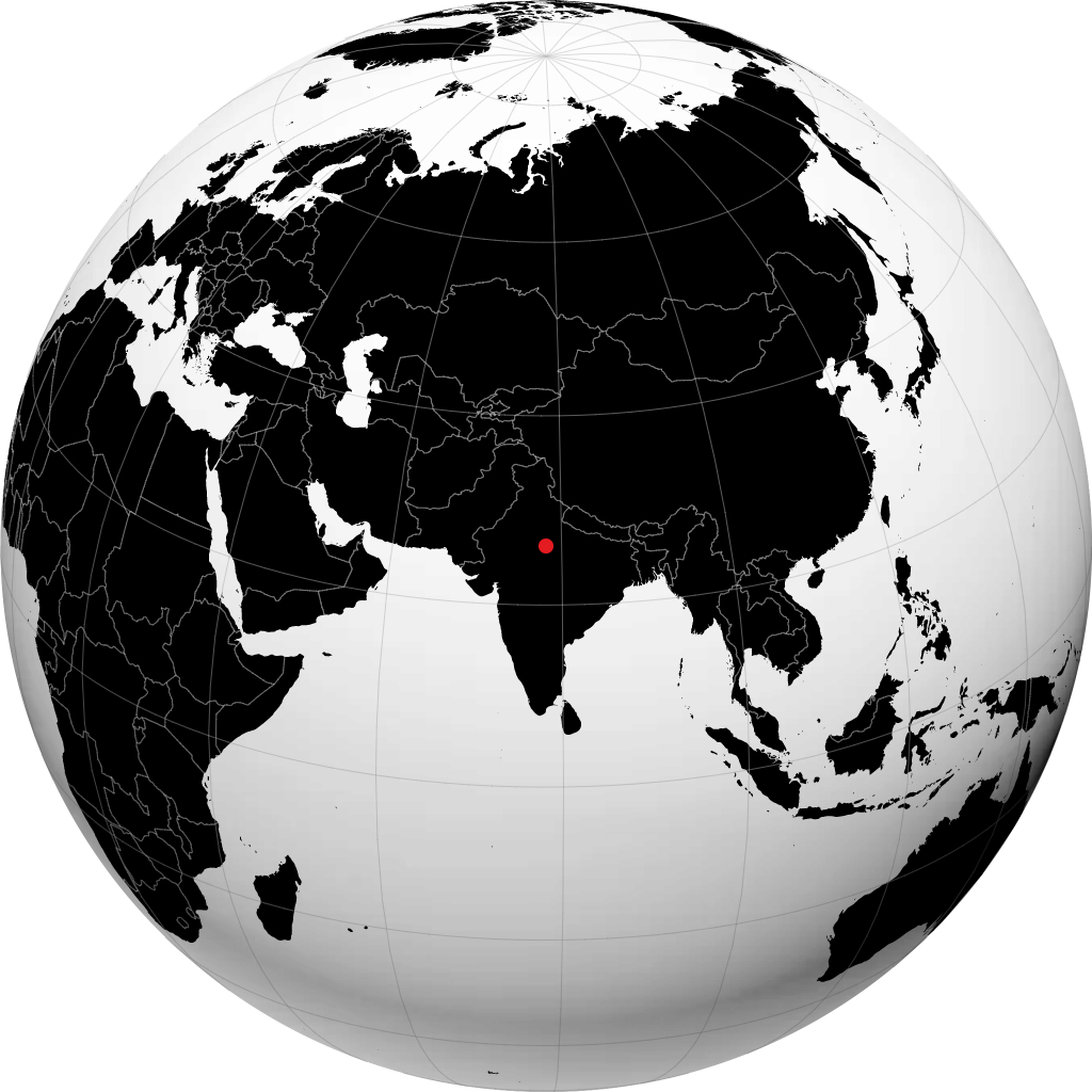 Gwalior on the globe