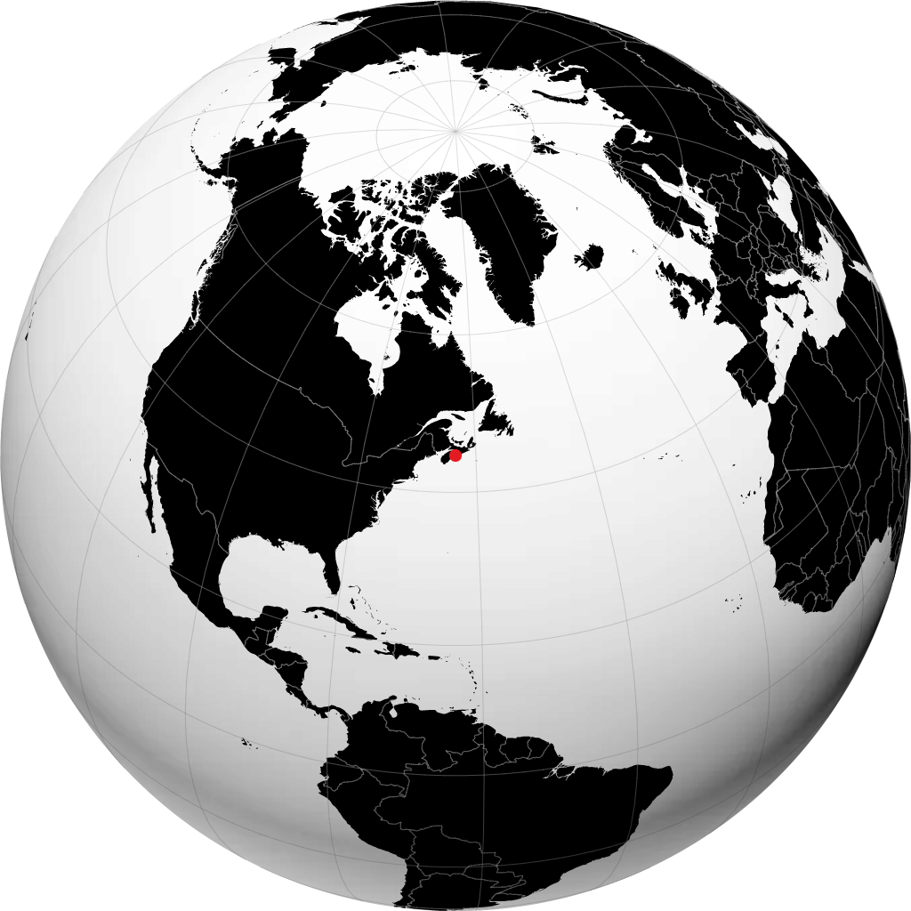 Halifax on the globe