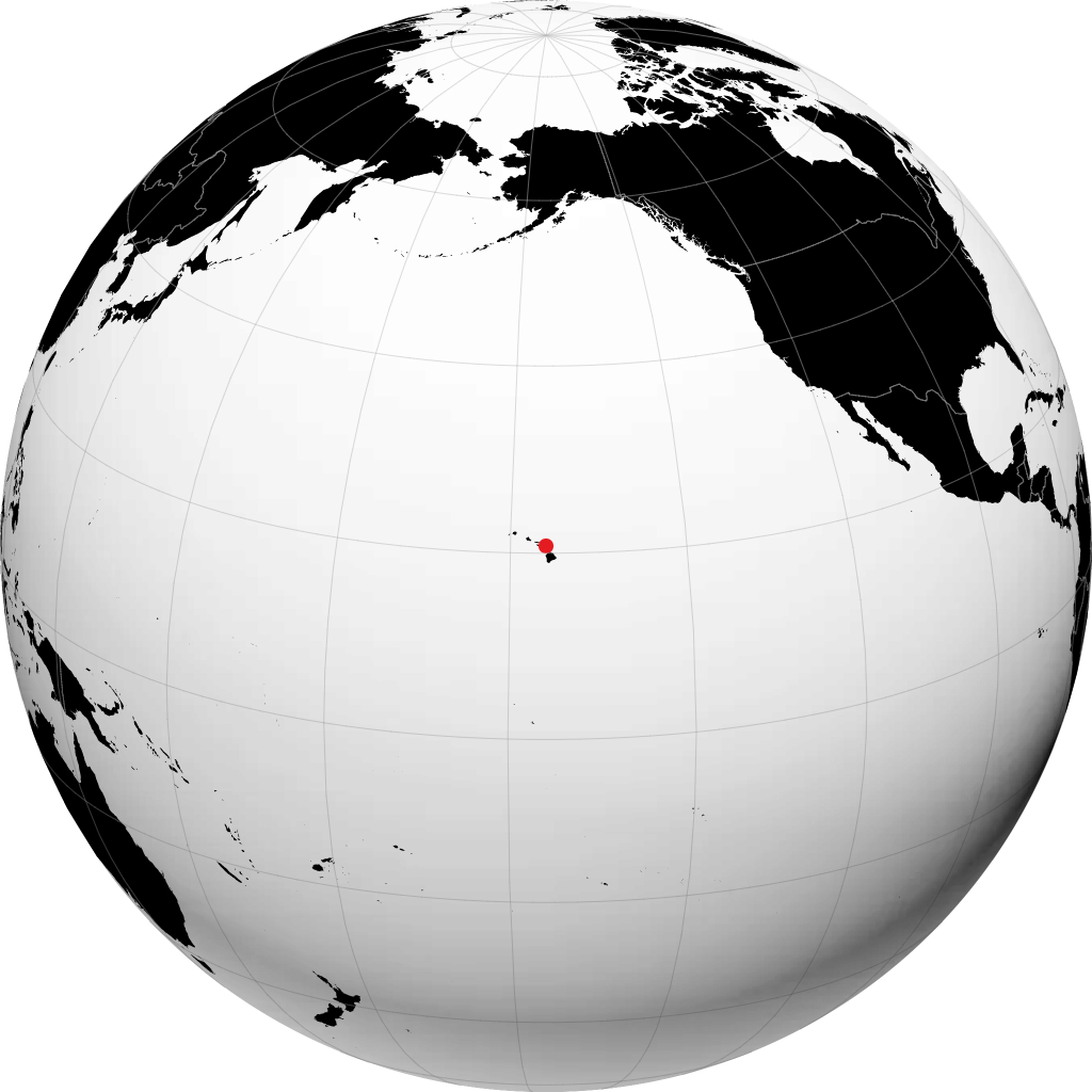 Hana on the globe