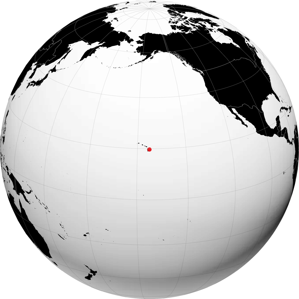 Hilo on the globe