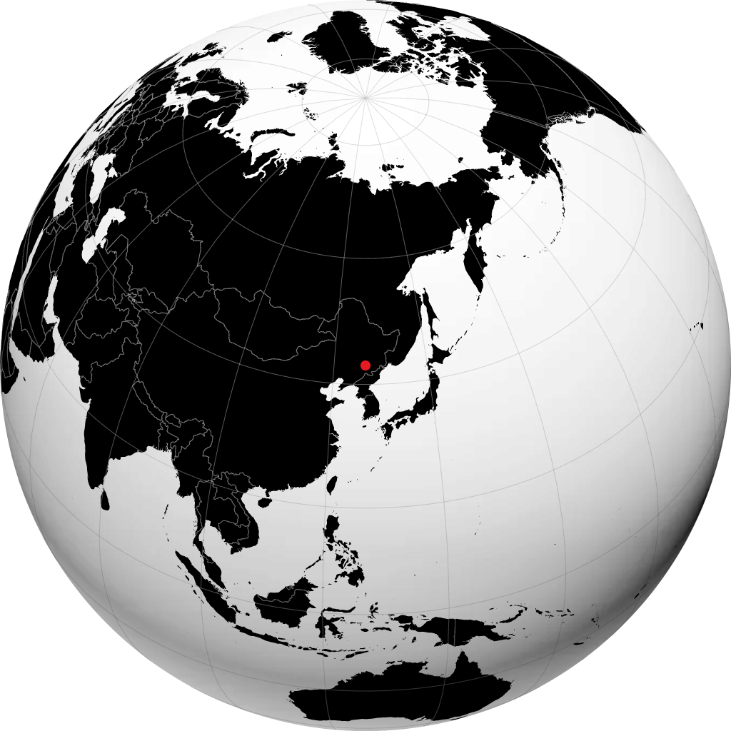 Huadian on the globe