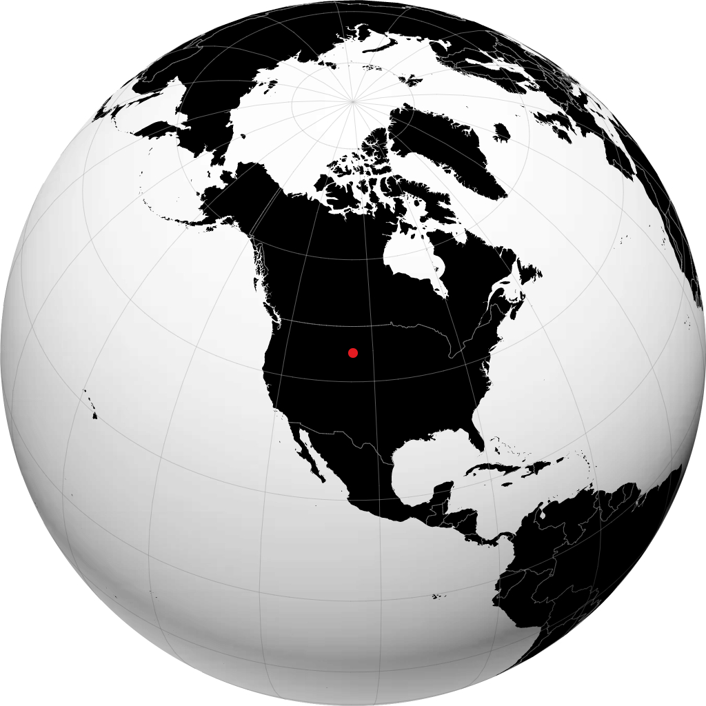 Hulett on the globe