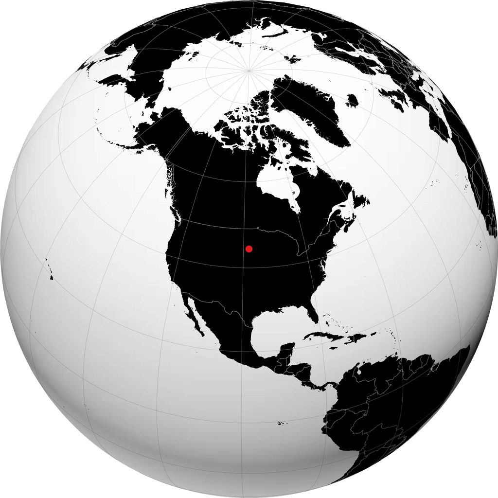 Huron on the globe