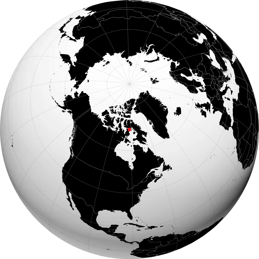 Igloolik on the globe