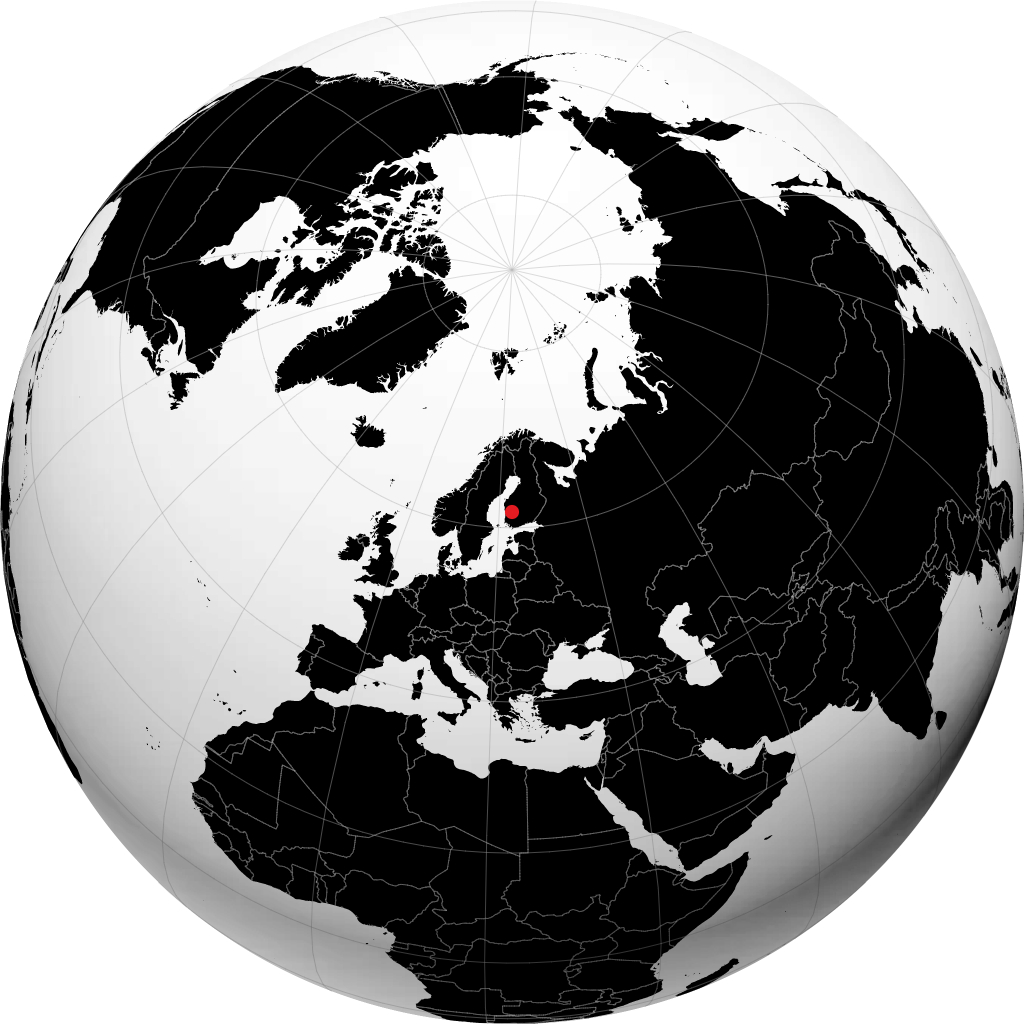 Ikaalinen on the globe