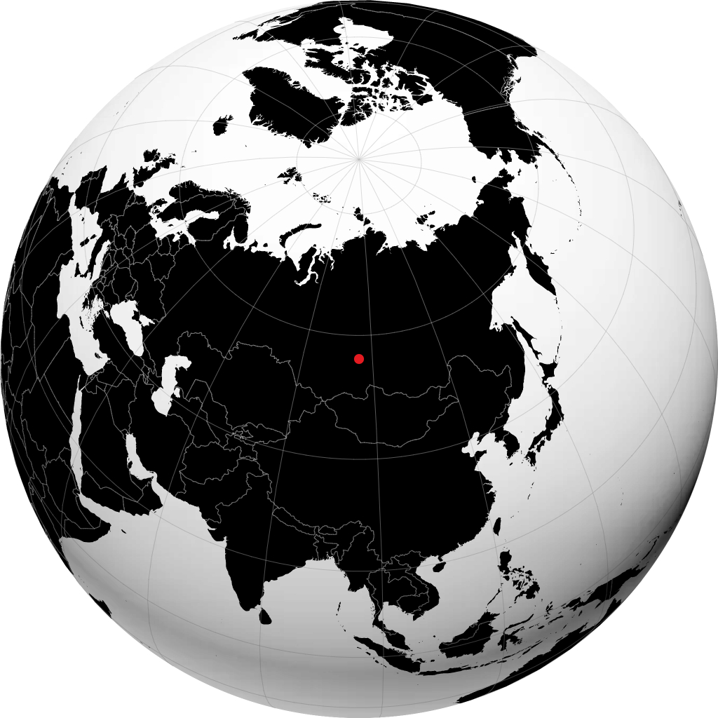 Ilanskiy on the globe