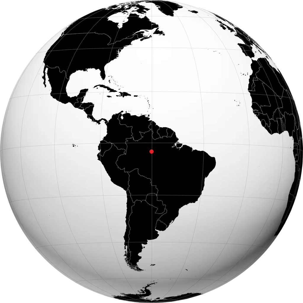 Iranduba on the globe