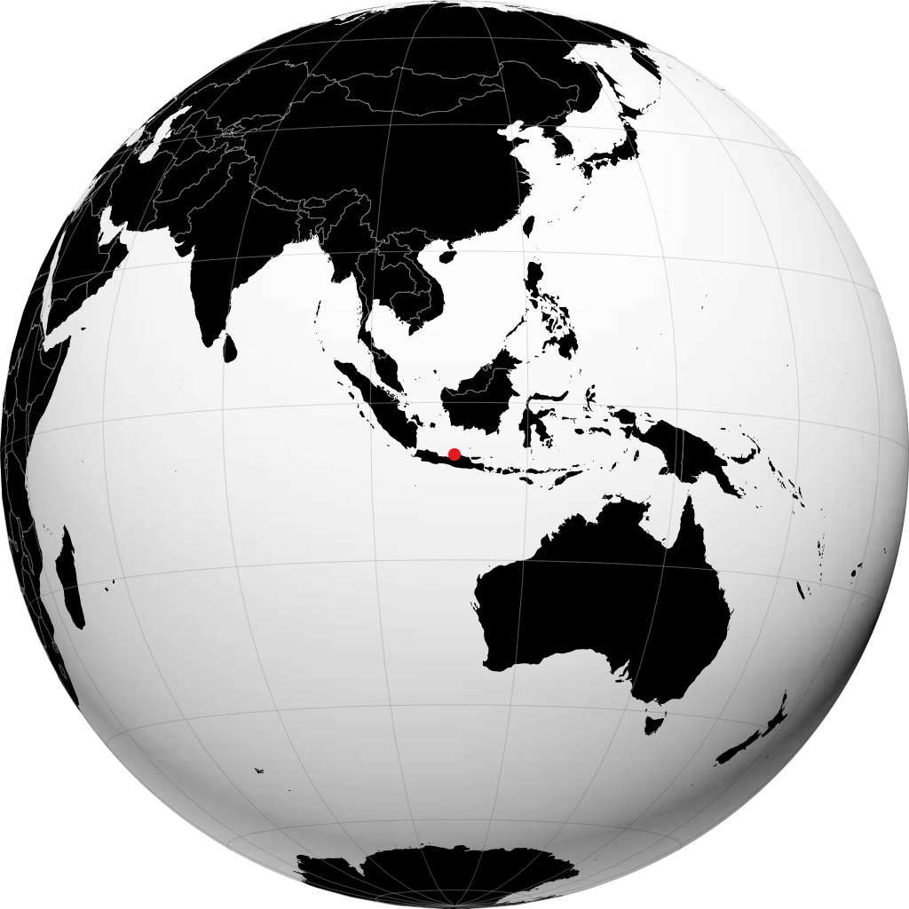 Jepara on the globe