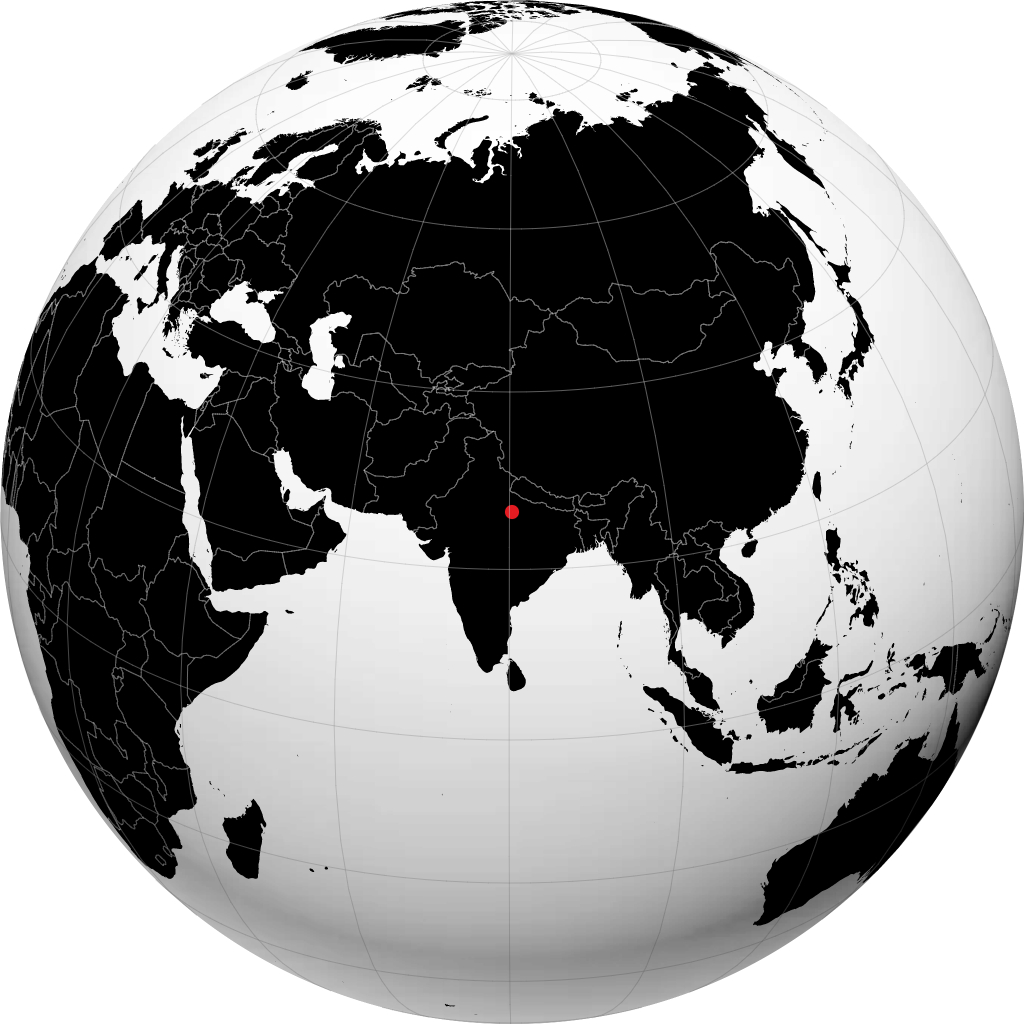 Kanpur on the globe