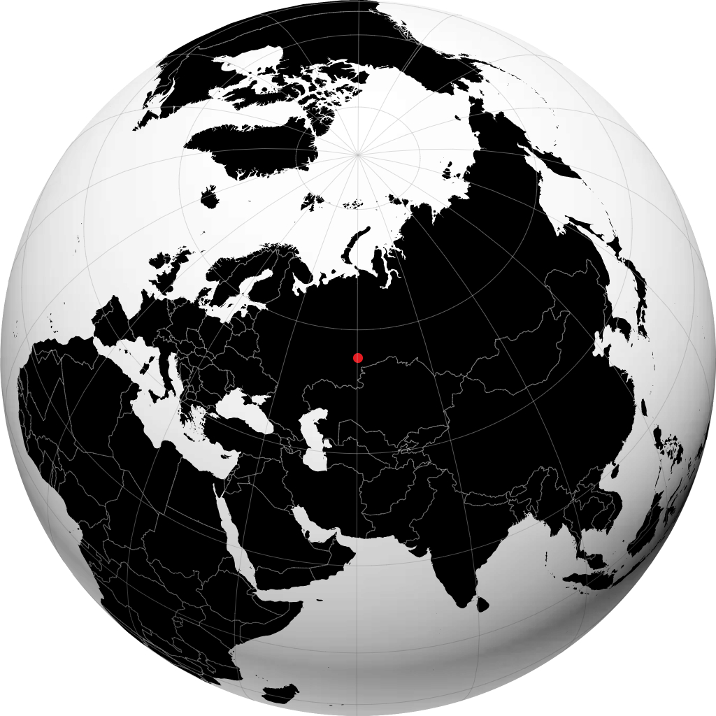 Karabash on the globe